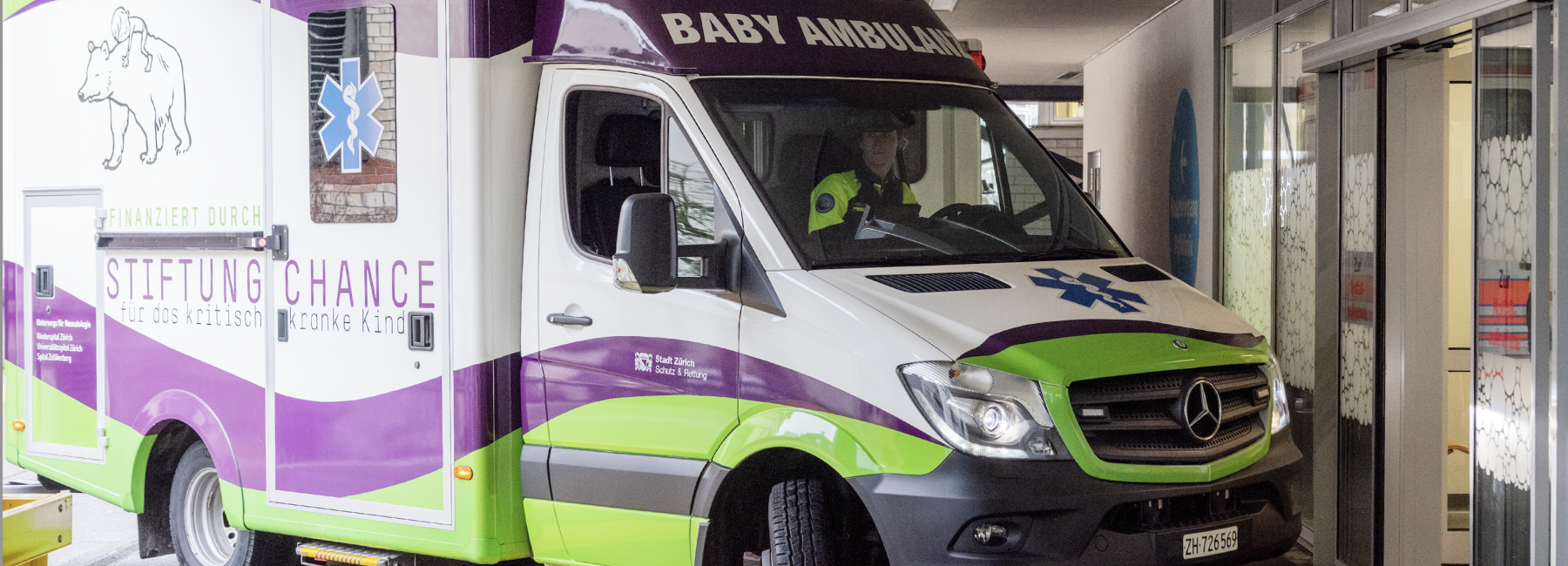 Europas modernste Baby Ambulanz